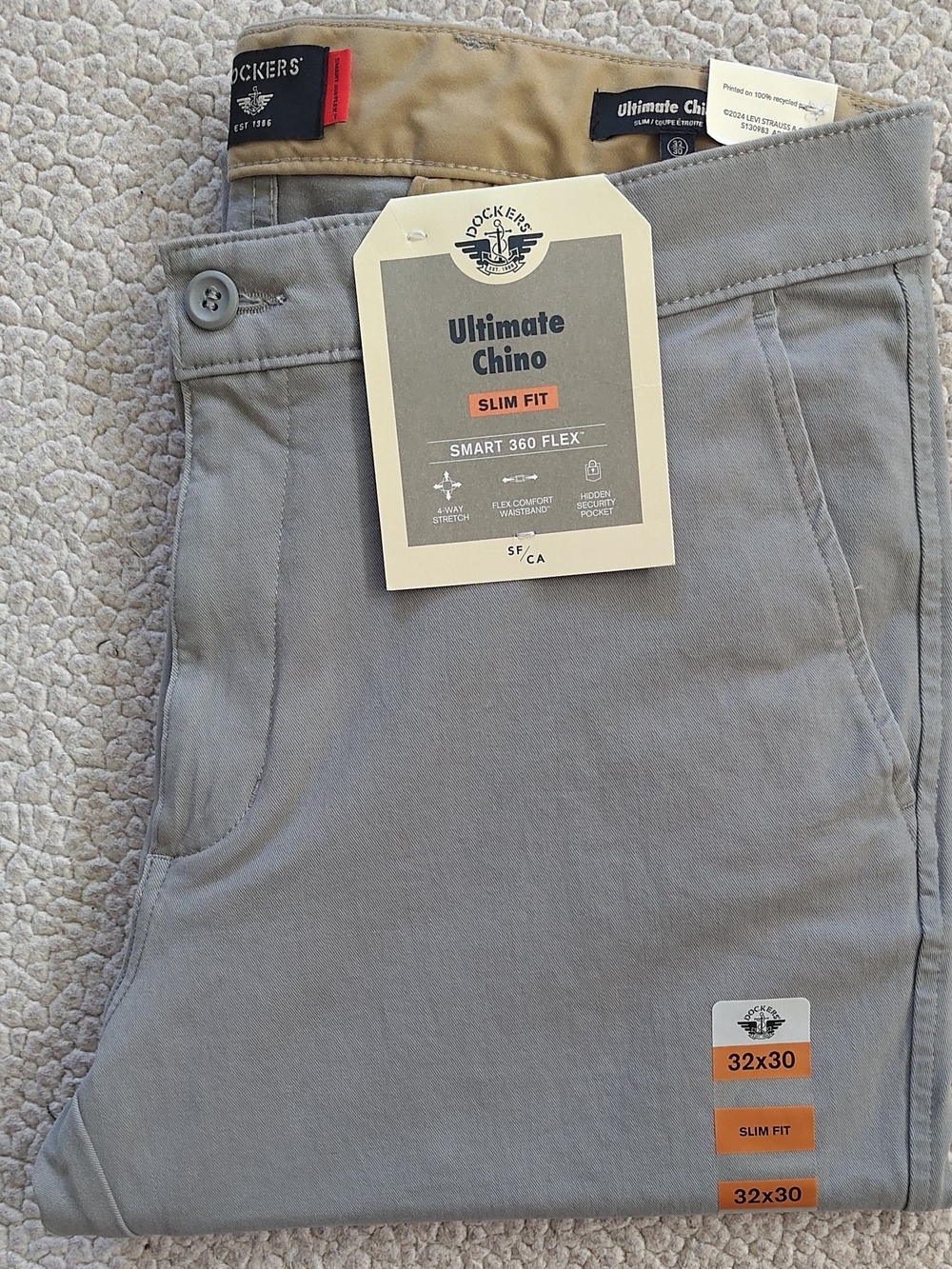 Dockers Ultimate Chino Slim Fit - Gray
